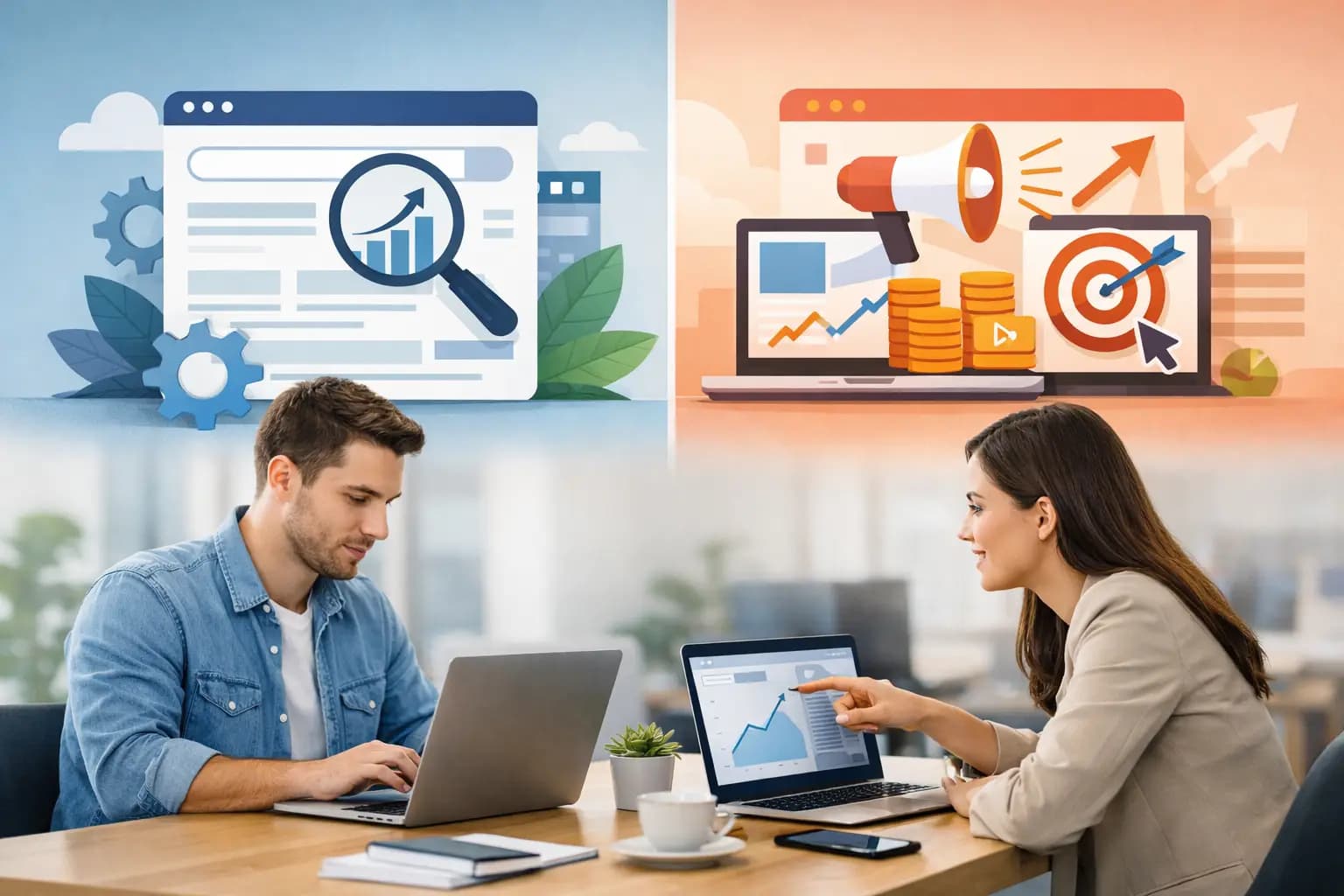 SEO oder Google Anzeigen: Was lohnt sich mehr?