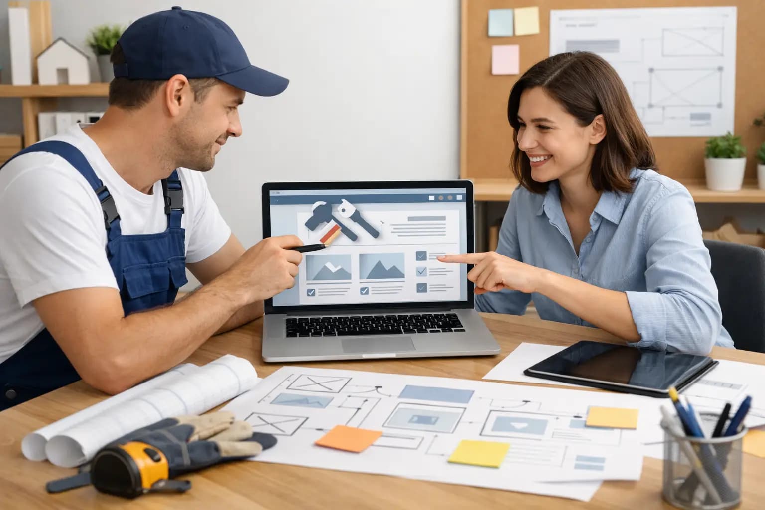 Handwerker Website Inhalte planen: So geht's