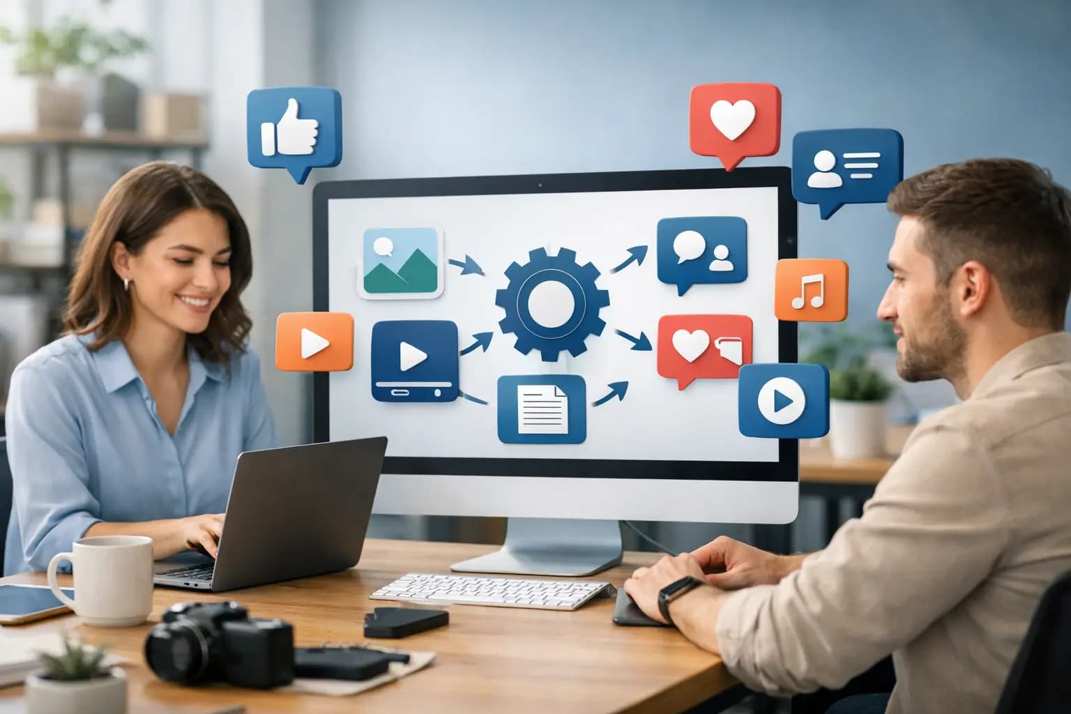 Social Media Inhalte automatisch erstellen